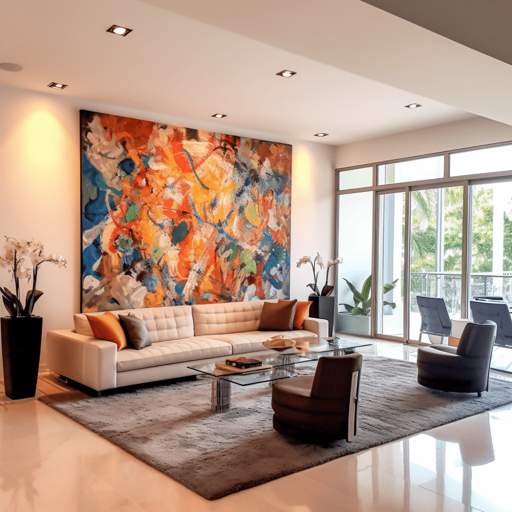 Luxury Art: Canvas Painting in Apartments and Private Homes of South Florida