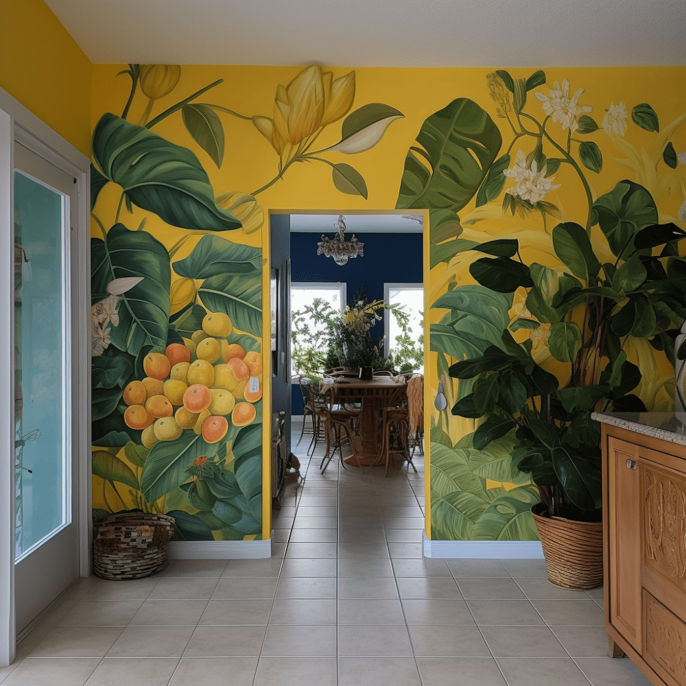 Captivating Palm Beach Style Murals: Redefining Luxury Interiors of Florida
