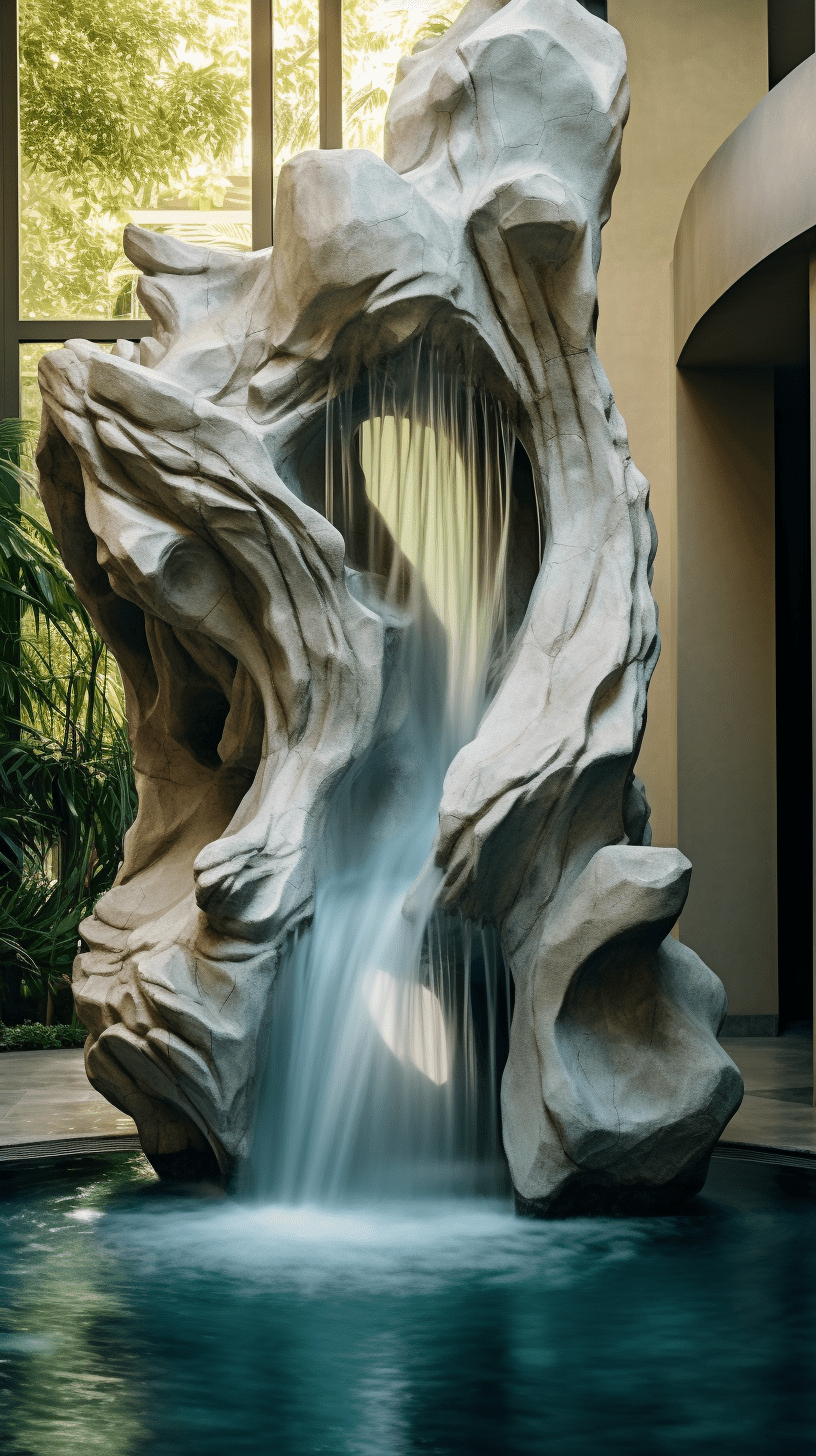 Stunning Concrete Sculptures in Florida Artificial Waterfalls — Sculpture Solutions